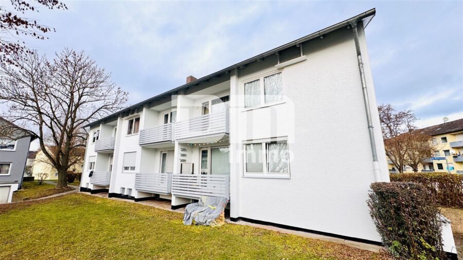 (R)eserviert!Kompakte Zweizimmerwohnung mit Balkon, Kellerraum - Seitenansicht Balkone